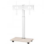 Mobilus TV stovas, 66x38x114.5&ndash;135 cm, reguliuojamas