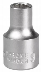 Lizdinis raktas 12 kampų 1/2" 9mm Mjw