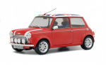 Diecast Modelis Solido S1800604 Mini Cooper Sport Red & English Flag 1997 1/18