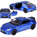 Sportinis automobilis Toyota GR86 su garso ir &scaron;viesos efektais, mėlynas