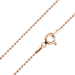 Paauksuota sidabrinė grandinėlė moterims "Bead" Brasco 63847