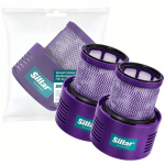 2x plaunamas "Hepa" filtras, skirtas "Dyson V10 Absolute Animal Pro SV12 Motorhead