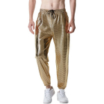 Metalinio spindesio jogger tipo kelnės LucMatton auksinės S