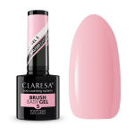 Nagu gelis Claresa Brush Easy Gel 5 Pink Nude &ndash; lengvas naudojimas, natūrali i&scaron;vaizda, ilgalaikis efektas