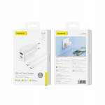 Pakrovėjas Foneng Eu66 Pd 20w, 1xusb-c, 1xusb Qc3.0, baltas