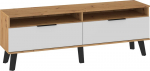 Sven SVN-11 TV staliukas 2D &ndash; funkcionalus stilius ąžuolas Artisan/balta