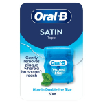Oral-B Satin Tape Mėtų Va&scaron;kuotas Dantų Siūlas 50 m