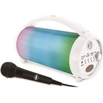 Multimedijos grotuvas FLASHBOOM Fully illuminated portable Bluetooth speaker with detachable wired microphone iParty - LEXIBOOK