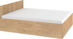 Dvigulė lova Meblocross Maximus MXS-18 160x200 ruda MDF, modernaus dizaino