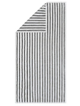 Vonios rank&scaron;luostis CAW&Ouml; Black&White 6278, dryžuota medvilnė, 50x100 cm