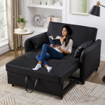 Daugiafunkcinė i&scaron;traukiama 2 vietų sofa, PU, vandeniui atspari