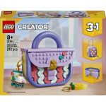 LEGO&reg; Creator 3 in 1 Meni&scaron;kas ir madingas krep&scaron;ys su daiktadėže 31391