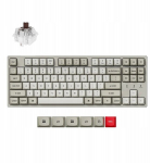 Keychron C1 Pro 8k Qmk mechaninė klaviatūra, Brown jungikliai