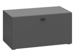Spintelė prie lovos System 64, juoda
