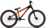 Dviratis Tabou Tabspin JR 24", juodas/oranžinis