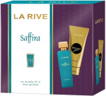 Kvepalų dovanų rinkinys LA RIVE Saffira Eau de Parfum 90 ml + du&scaron;o gelis 100 ml gaivus vaisių aromatas