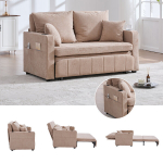 Daugiafunkcė sofa, i&scaron;traukiama, USB, 280 kg, 139x83x58 cm