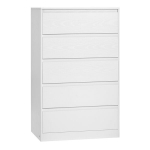 Komoda 40x60x97,4 cm Balta medžio drožlių plok&scaron;tė