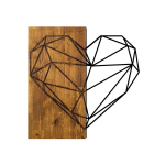 Wallity sienos dekoracija Heart, 58 cm