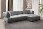 Kampinė sofa Petra Right, pilka