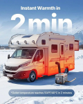 Portatyvus dyzelinis oro &scaron;ildytuvas 8kW su Bluetooth valdymu ir priedais (425 x 320 x 310 mm)