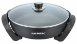 Elektrinė keptuvė Hausberg HB-1303NG, &Oslash;30 cm, gylis 7 cm, teflonas, 1800 W