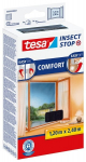 Apsauginis tinklelis langams nuo vabzdžių TESA COMFORT juodas 1,2mx2,4m