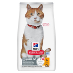 Hill's Science Plan Young Adult Sterilised Cat sausas ėdalas katėms su vi&scaron;tiena, 3 kg