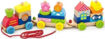 Spalvingas traukiamas traukinys Viga Toys