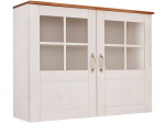 Vitrina Notio Living Dennis 100, balta/ruda
