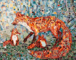 Pie&scaron;imo rinkinys Mi&scaron;ko mozaika 40x50