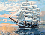 Pie&scaron;imo rinkinys Svajonių laivas 40x50