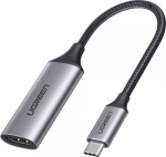 Adapteris USB-C į HDMI 2.0, 4K, 60Hz Thunderbolt 3, pilkas