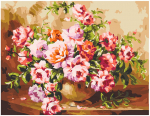 Pie&scaron;imo rinkinys pagal skaičius Žydintis pumpurėlis 40x50