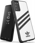 Telefono dėklas Samsung S20 baltai juodas i&scaron; silikono Adidas