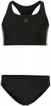 Dviejų dalių maudymosi kostiumėlis mergaitėms Adidas Fit 2Pc 3s Y DQ3318, juodas