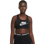 Sportinė liemenėlė moterims Nike Dri-FIT Swsh CB Futura GX Bra W DM0579 010, juoda