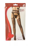 Tinklinės kojinės Fantasy Han L641, juodos