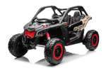 Dvivietis elektromobilis vaikams can-am Maverick 24v 4x200W, juodas
