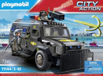 PLAYMOBIL 71144 Specialiųjų pajėgų intervencijos ma&scaron;ina, policijos pareigūnai, &bdquo;City Action&ldquo;, Elitinis padalinys, 73 vnt., 5 metų ir vyresni