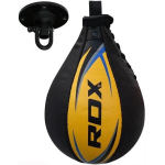Bokso greičio kamuolys RDX 2T, juodas/geltonas