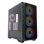 Korpusas Montech AIR 903 MAX Midi-Tower, Tempered Glass - black