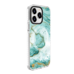 Evelatus apsauginis dėklas skirtas Apple iPhone 15 Pro PC+TPU su MagSafe Mėlynas Marmuras