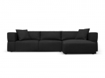 Sofa Milo Caso Esther, 305x174x78 cm, juoda