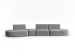 Sofa Milo Casa Paolo, pilka