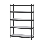 Sandėliavimo lentyna &ndash; stelažas, 183x124x48cm, 400kg, juoda