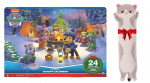 Advento kalendorius Paw Patrol (&Scaron;unyčiai Patruliai) ir dovana pagalvė Katė, 50 cm