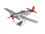 Metalinė dėlionė - konstruktorius Metal Earth Tuskegee Airmen P-51D Mustang 3D