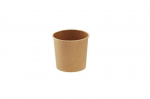 Vienkartinia indai su dangteliu Kraft 350ml, 25vnt.