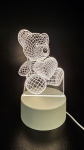 Dico stalinis &scaron;viestuvas Teddy-Bear LED